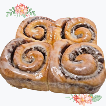 Gift Pack of Cinnamon Rolls withTraditional Glaze Frosting (4-Ct)