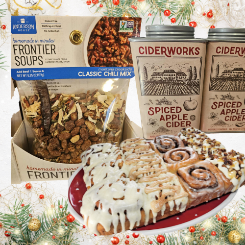 Cinnamon Rolls with Chili and Spiced Apple Cider  Gourmet DIY Gift Set