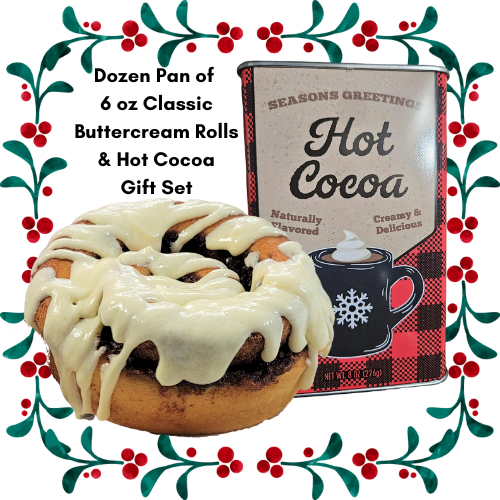 Cinnamon Rolls and Hot Cocoa Gift Set