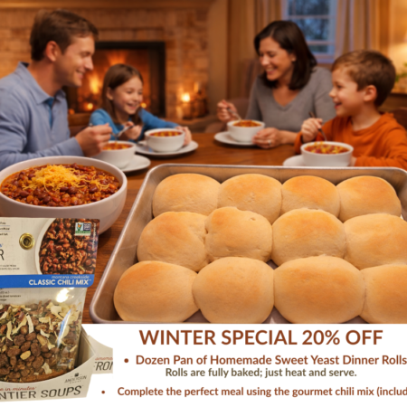 Get Cozy - Dinner Rolls and Chili DIY Meal Kit