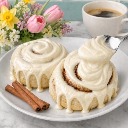 Gluten Free Cinnamon Rolls in Classic Buttercream (Also Available in Other Varieties)