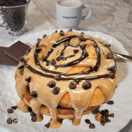 Mocha Latte Cinnamon Roll