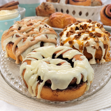 Popular 3-Variety Cinnamon Rolls