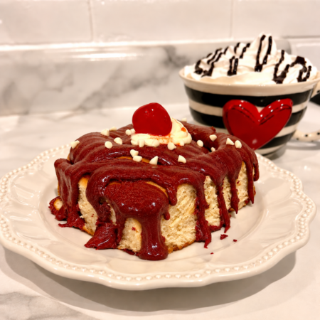 Red Velvet Cinnamon Roll