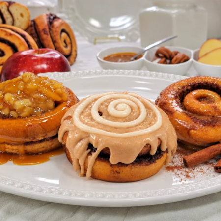 Autumn Variety Cinnamon Rolls