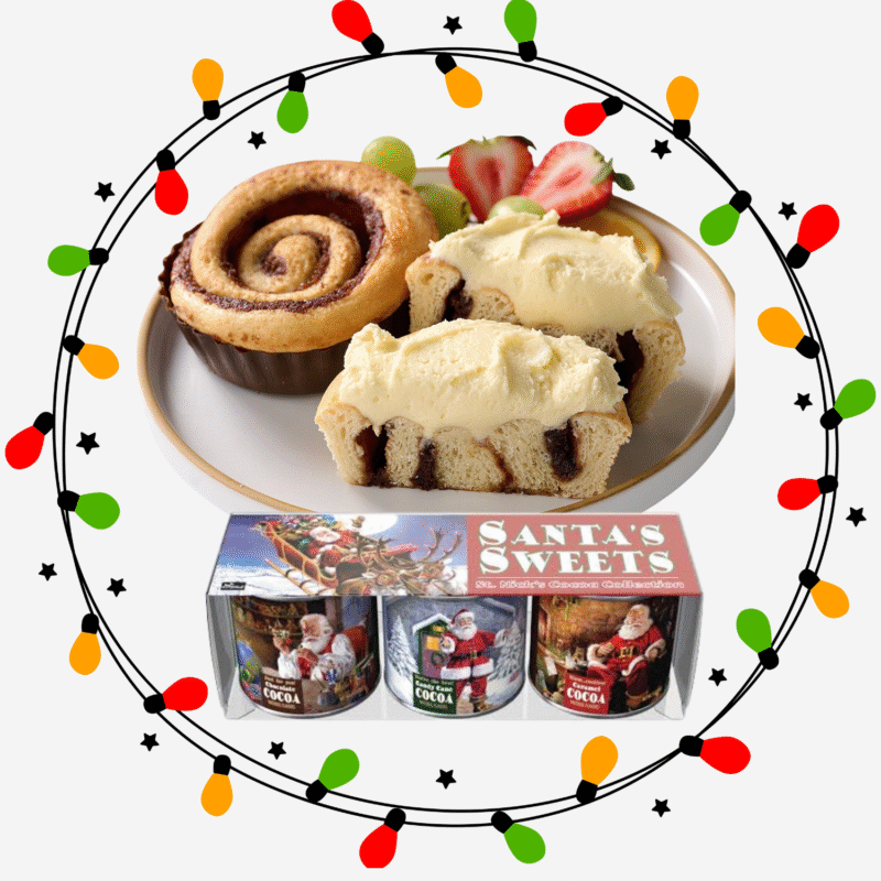 Cinnamon Rolls and Hot Cocoa Gift Set - Image 4