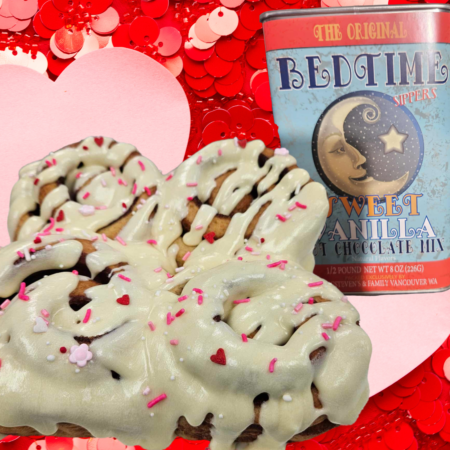 Cinnamon Rolls and Sweet Vanilla Hot Chocolate Gift Set