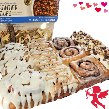 Gourmet Cinnamon Rolls DIY Gift Set with Chili and Spiced Apple Cider