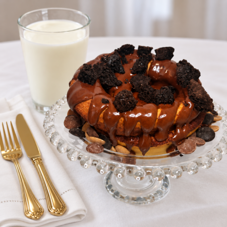 Brownie Batter Cinnamon Roll