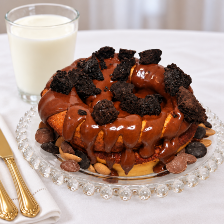 Brownie Batter Cinnamon Roll