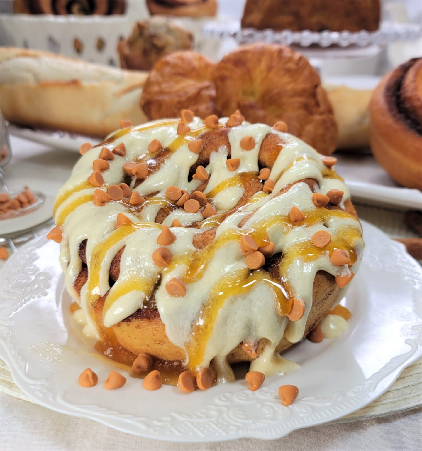 Butterscotch Delight Cinnamon Roll Cinnamom Bakery