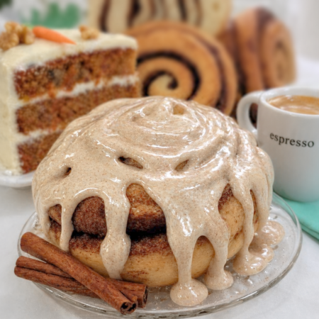 Carrot Cake Cinnamon Roll