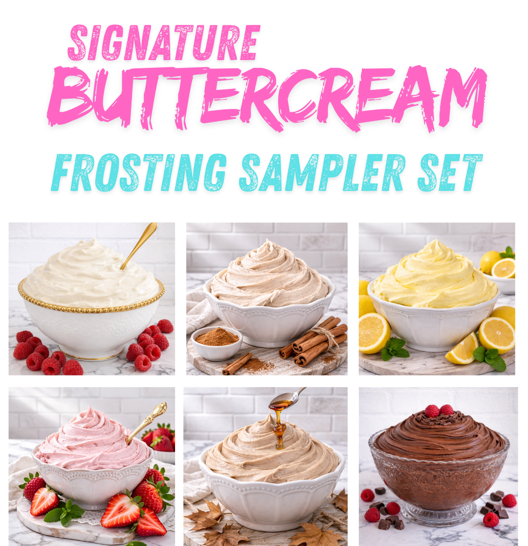 Buttercream Frosting Variety Sampler Set