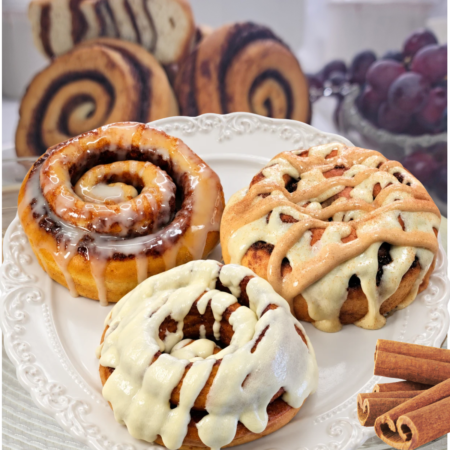 Popular 3-Variety Cinnamon Rolls