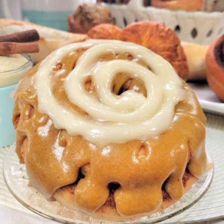 Pumpkin Cheesecake Cinnamon Roll