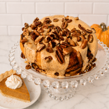 Pumpkin Pecan Cinnamon Roll