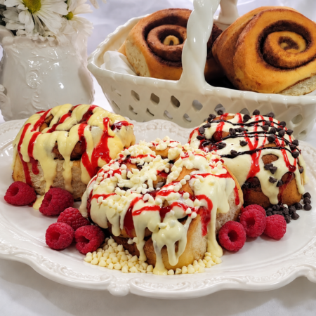 Raspberry Variety Cinnamon Rolls
